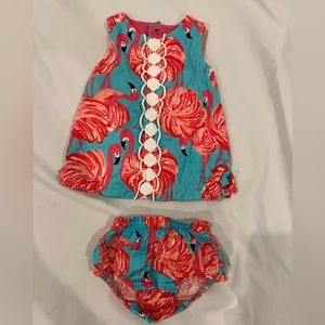 Lilly Pulitzer Gimme Some Leg Baby Shift 3-6 months